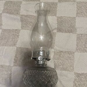 Elegant Glass Oil Lamp
